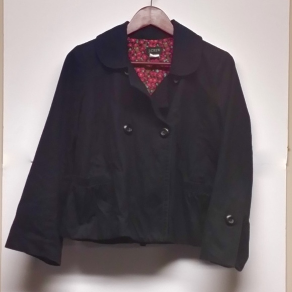 J Crew Women's Black Short Jacket S10 - Picture 2 of 3